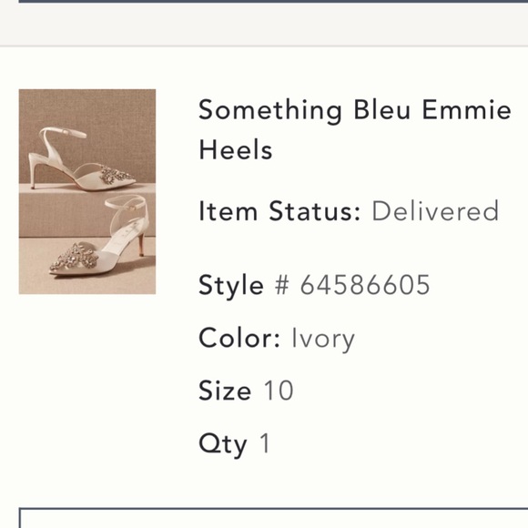 Something Bleu Emmie Heels - Picture 6 of 8